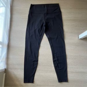 Lululemon black leggings, size 10